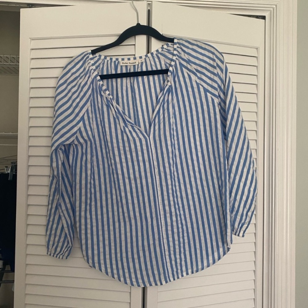 Roller Rabbit stripe blouse
